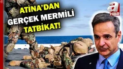Yunanistan'dan kızdıran hareket! Silahlandırılması yasak adalarda gerçek mermili tatbikat | A Haber
