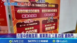 台彩賓果加碼開跑! "三星四倍十期"口訣又來了  大樂透連槓! 台彩春節加碼大紅包"還沒領完"│記者 鮑琇微 岩祐安│台灣要聞20260227│三立iNEWS