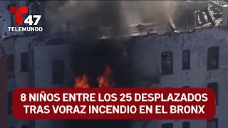 8 children among 25 displaced after massive Bronx fire