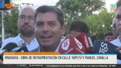 Rivadavia: inauguraron la repavimentacion de calle Manuel Zavalla (ex Cabaña) y zonas aledañas