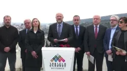 „ოპოზიციის ალიანსი“ ვაცხადებთ, რომ ვიწყებთ ერთობლივ - ეროვნული მობილიზაციის კამპანიას" „ოპოზიციის ალიანსი“ ვაცხადებთ, რომ ვიწყებთ ერთობლივ - ეროვნული მობილიზაციის კამპანიას"