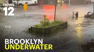 Severe storms flood Brooklyn streets, uproot trees and leave major damage behind