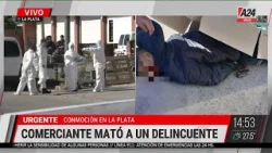 Conmoción en La Plata comerciante mató a ladrón y la familia amenaza a los medios presentes