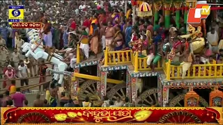 Hanuman Spotted on Puri's Bada Danda as Lord Jagannath's Nandighosha Rath Rolls On