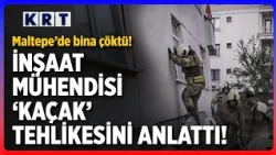 Civil Engineer Explains the Danger of the Building in Maltepe! "IN ILLEGAL BUILDINGS..."