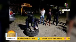 Equipos antidrogas decomisan 100 libras de supuesta marihuana y capturan a dos individuos en Yoro