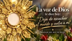 God's voice tells you today: "Stop listening to the world and return to me" | Message from the Ki...