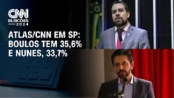 Atlas/CNN: Boulos tem 35,6% e Nunes, 33,7% em São Paulo | BASTIDORES CNN