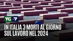 In Italia 3 morti al giorno sul lavoro nel 2024