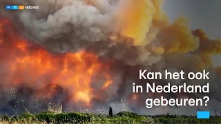 'Levensgevaarlijke' vuurwolk boven Frankrijk door bosbranden | RTL Nieuws
