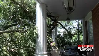 Historic Cape Girardeau home damaged by storm