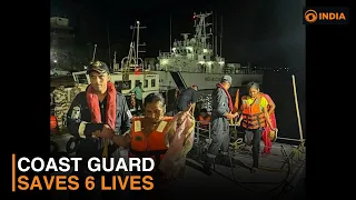 Indian Coast Guard’s Brave Rescue: 6 Fishermen Saved Amid Stormy Seas