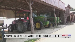 North Carolina farmers dealing with high cost of diesel