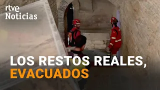 Wildfires in Spain | Remains of the first kings of Aragon moved amid flames | RTVE News