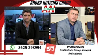 ALEJANDRO ARADAS - President of the Resistencia Municipal Council: Water emergency approved