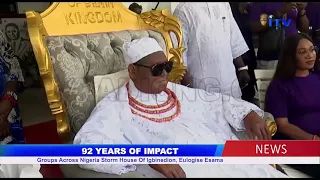 ESAMA 292 YEARS OF IMPACTGroups Across Nigeria Storm House Of Igbinedion, Eulogise Esama