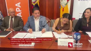 University of Cuenca and Municipality promote training for entrepreneurs and ETAPA officials