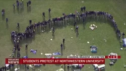 Student protest at Northwestern University