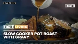 Recipe for Slow Cooker Pot Roast with Gravy; Comforting, classic dinner idea from FOX 11 Living