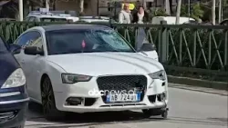 Aksident në Vlorë/ Makina merr para biçikletën, një i lënduar | ABC News Albania