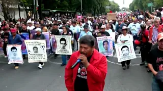 Marcha por Ayotzinapa Parte del Ángel de la Independencia Rumbo al Zócalo de CDMX