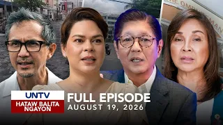 UNTV: Hataw Balita Ngayon | August 19, 2026