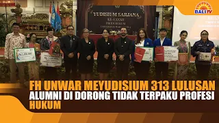 FH UNWAR GRADUATES 313 STUDENTS, ALUMNI ENCOURAGED TO LOOK BEYOND TRADITIONAL LEGAL PROFESSIONS