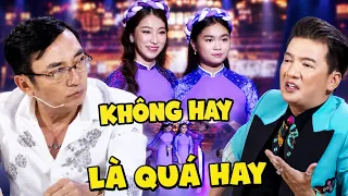 Đàm Vĩnh Hưng thẳng thừng "KHÔNG HAY" vì phải là "QUÁ HAY" trước tiết mục của hai QUÁN QUÂN | THVL