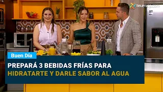Prepará 3 bebidas frías para hidratarte y darle sabor al agua