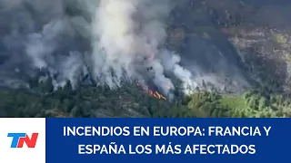 Spain and France race against time to fight wildfires before another heat wave
