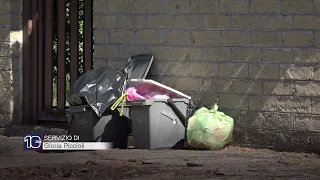 Ostia Antica, spotty door-to-door waste collection in recent weeks - Canale 10