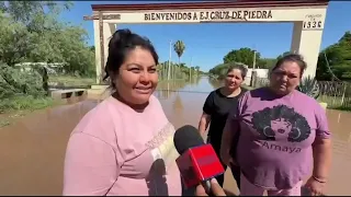 Around 50 families in the Empalme Valley affected by flooding