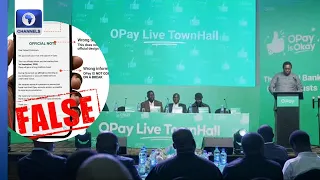 OPay Townhall: Fintech Firm Debunks Shutdown Claims, Confirms Operations Remain Active