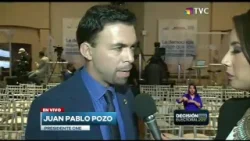 Juan Pablo Pozo realizó un balance de la jornada electoral de este domingo