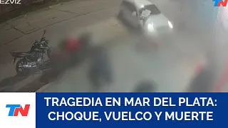 Mar del Plata: A pickup truck speeding out of control hit five people, killing one