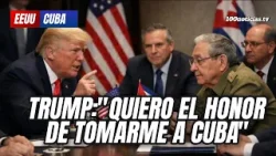 Трамп заявляет, что хочет удостоиться чести взять Кубу под свой контроль.