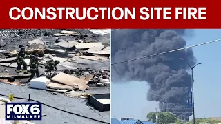West Allis-West Milwaukee DPW fire, building under construction | FOX6 News Milwaukee