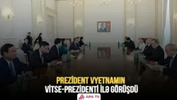İlham Əliyev və Mehriban Əliyeva Vyetnamın Vitse-prezidenti ilə görüşdülər | APA TV
