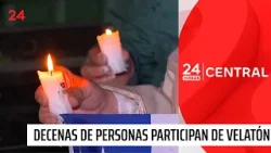 Decenas de personas participan en velatón de carabinero | 24 Horas TVN Chile Decenas de personas participan en velatón de carabinero | 24 Horas TVN Chile