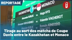 Tirage au sort des matchs de Coupe Davis entre le Kazakhstan et Monaco