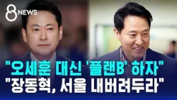"오세훈 대신 '플랜B' 하자"…"장동혁, 서울 내버려두라" / SBS 8뉴스