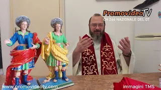 Riace(RC)- Esposizione dei Santi medici Cosma e Damiano.