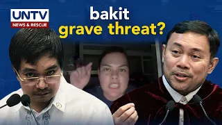 Sen-judge Mark Villar, kinwestyon si prosec witness Atty. Lotoc kaugnay ng aspeto ng grave threat