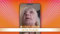 TV Oranje app videoboodschap - Jannie Souilljee