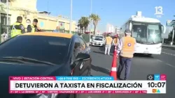 Intensa fiscalización a taxistas en Estación Central | Tu Día | Canal 13