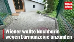 Mordversuch in Wien-Hietzing: Nachbarin mit Benzin übergossen | krone.tv NEWS