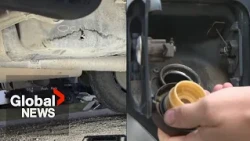 Kelowna residents left with costly damage after fuel tanks drilled