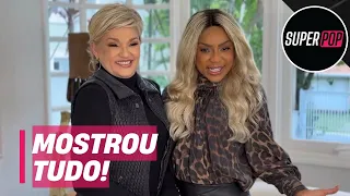 Andrea Nóbrega abre as portas da mansão para Cariúcha; Será que ela fingiu costume?