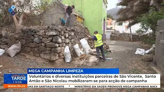 Mega Cleanup Campaign in São Vicente, Santo Antão, and São Nicolau