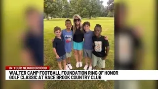 In Your Neighborhood: Laura Hutchinson at Walter Camp Football Foundation Ring of Honor Golf Classic